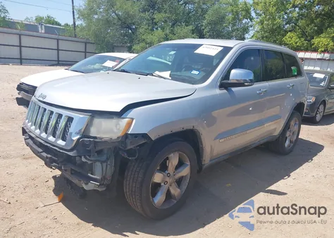 2012 Jeep Grand Cherokee Overland из США, поврежденный, VIN 1C4RJECT6CC209852